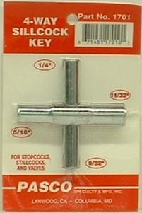 sillcock key 