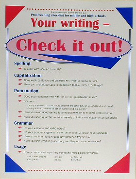 handwriting poster 