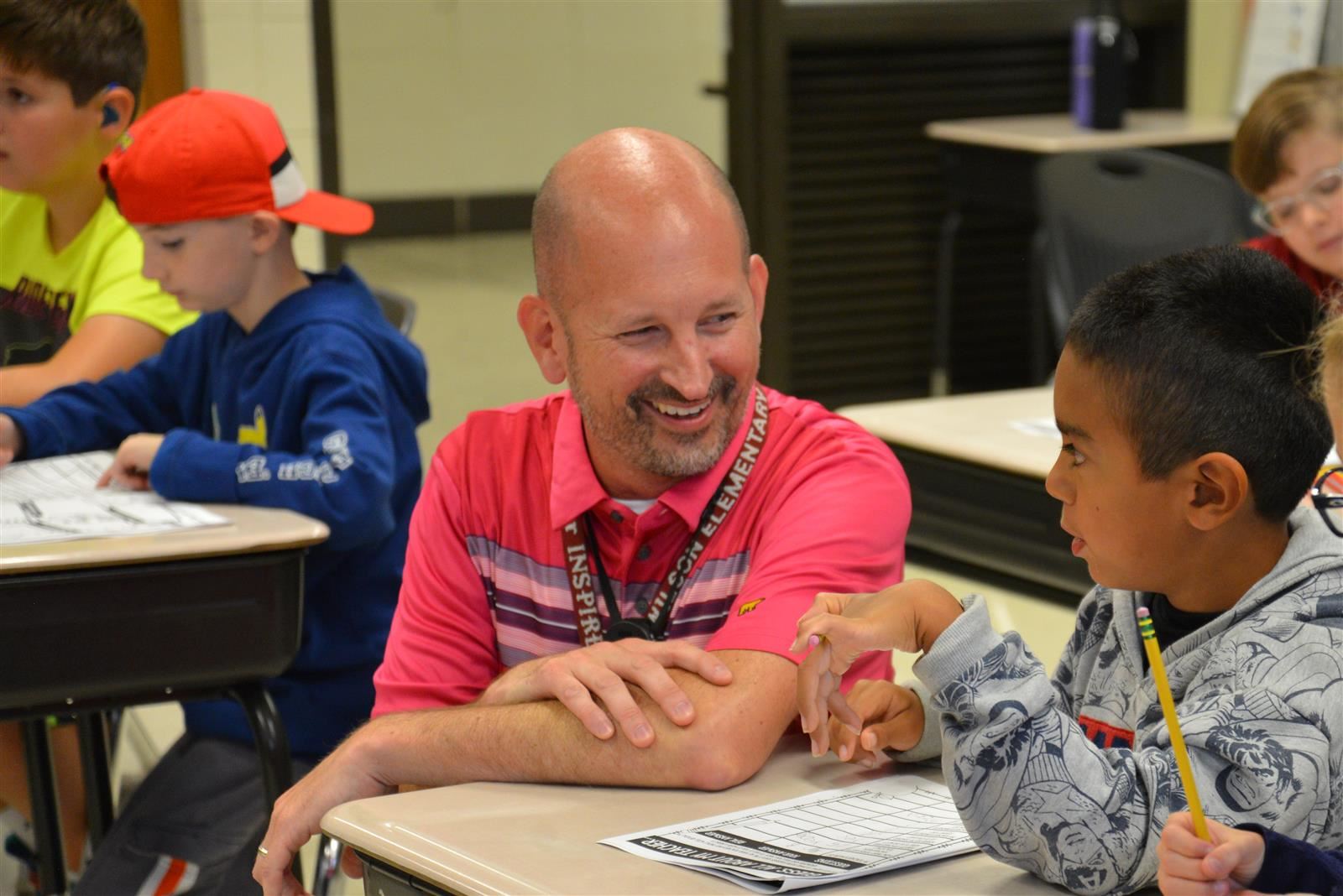 Teacher and student