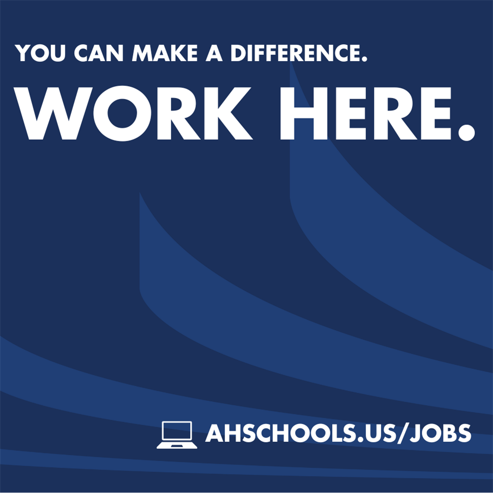  You Can Make a Difference. Work Here graphic
