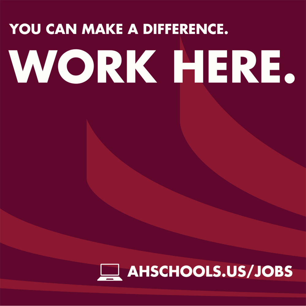  You Can Make a Difference. Work at Anoka-Hennepin graphic