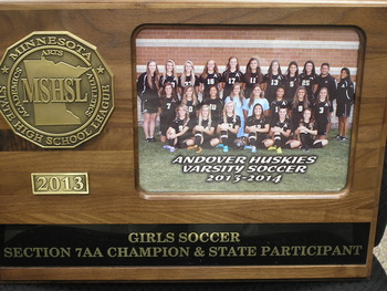 2013 Section Champions & State Participant 