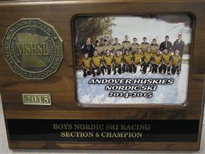 14-15 B Nordic Ski Sec 5 champs 