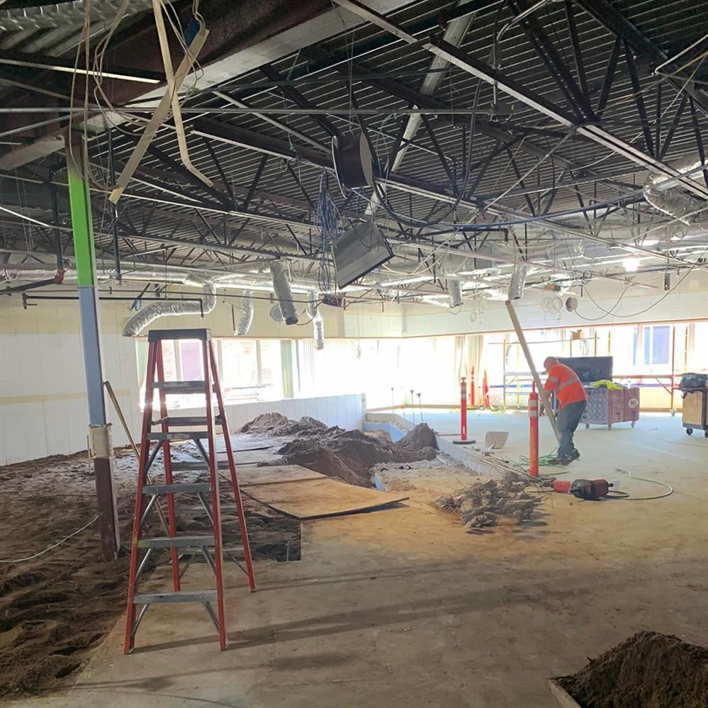  Improvements being made at the Roosevelt Middle School Media Center